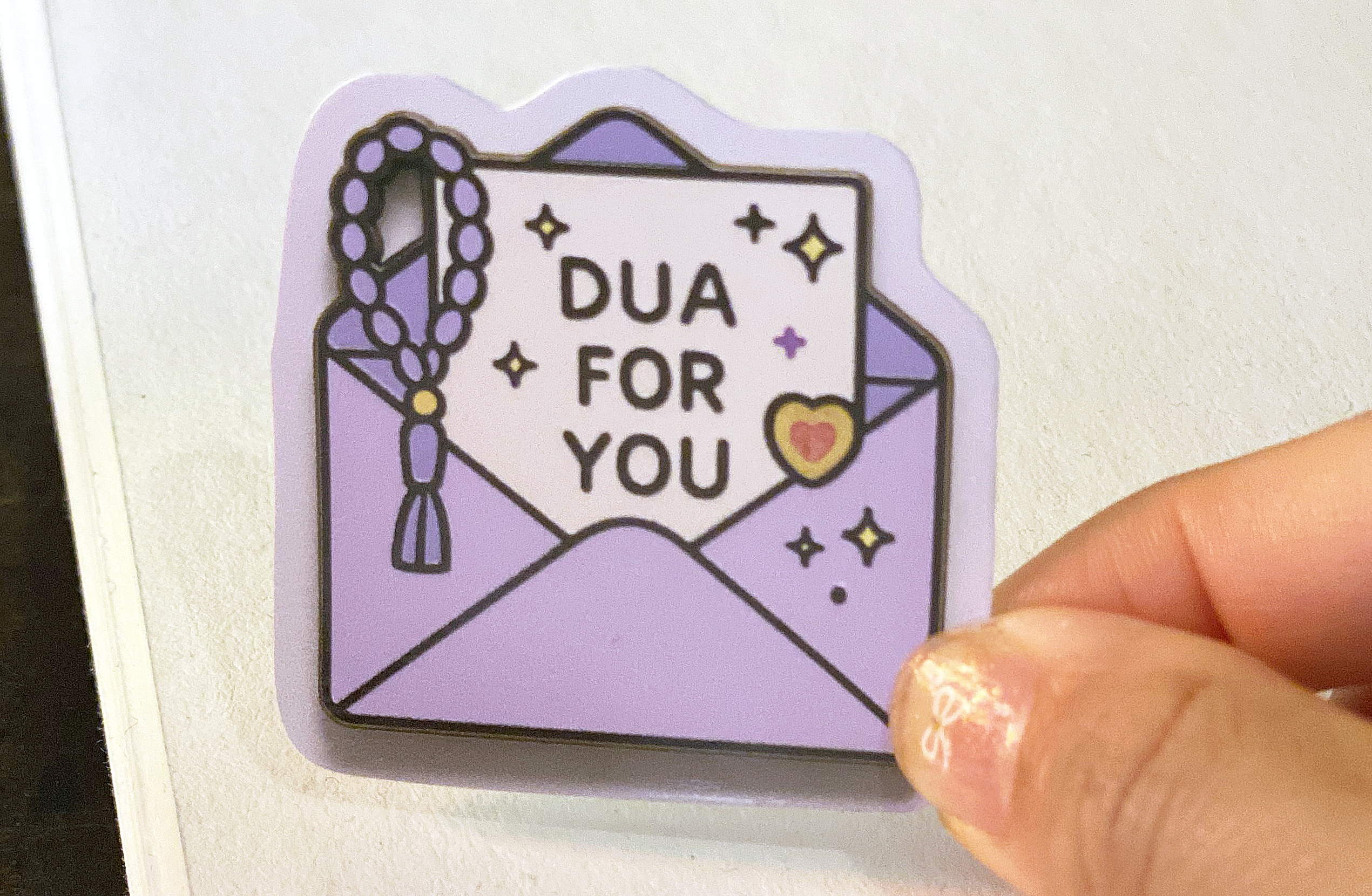 Dua For You – Envelope & Tasbih Sticker (5 cm) • Waterproof Vinyl