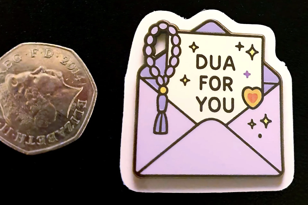 Dua For You – Envelope & Tasbih Sticker (5 cm) • Waterproof Vinyl - Image 2