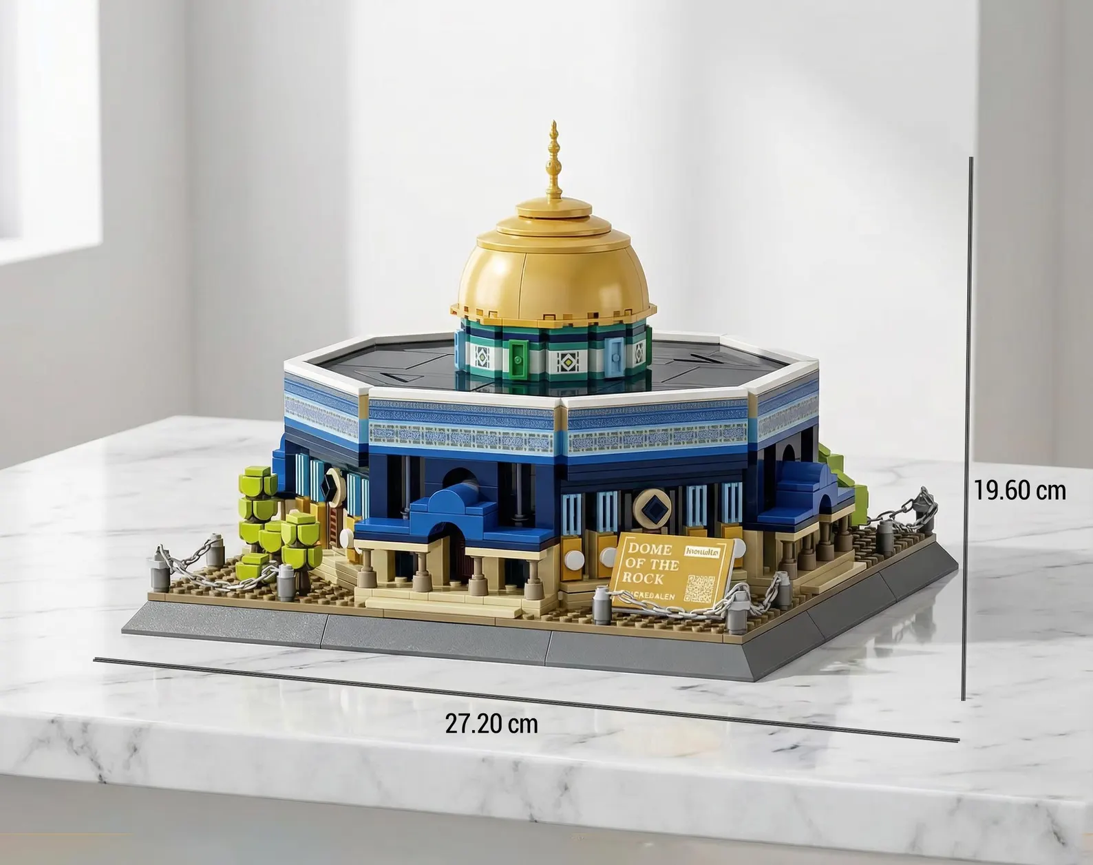 Dome of the Rock Building Block Set, Masjid Al-Aqsa Model | Eid Gift | Ramadan Gift | Kids Islamic gift - Image 3