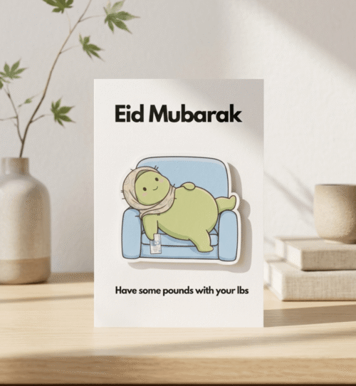 "Have some pounds with your lbs" Eidi card