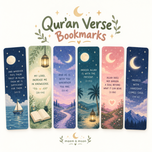 Qur'an Verse Bookmarks - Choose Your Design