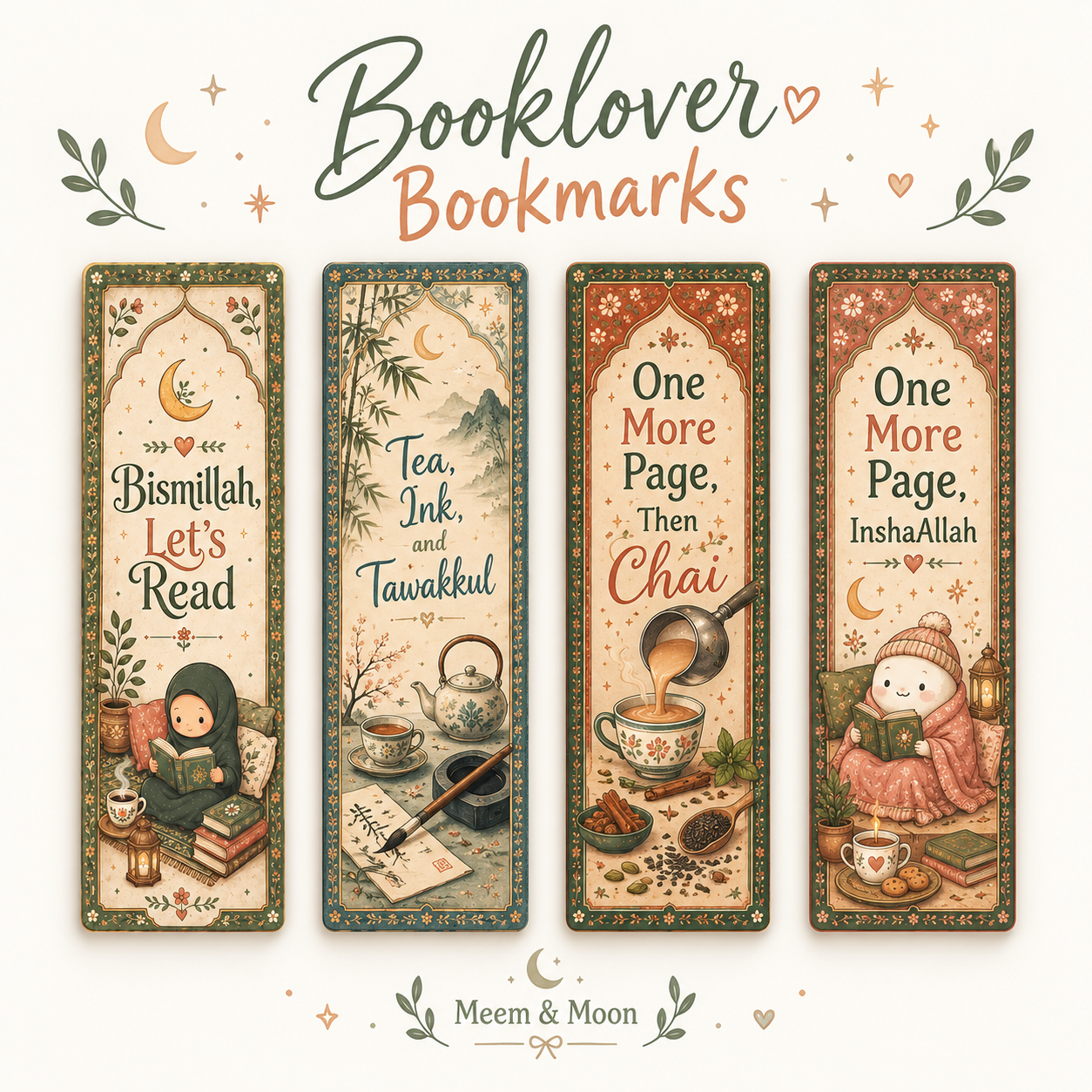 Muslim Bookmarks - Choose Your Design