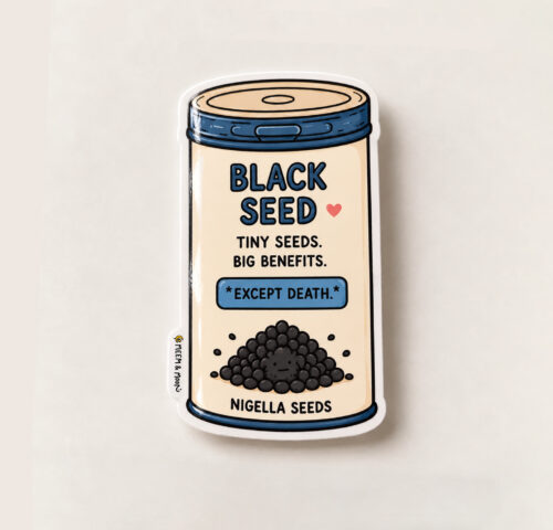 Black Seed Sticker | 5.5cm