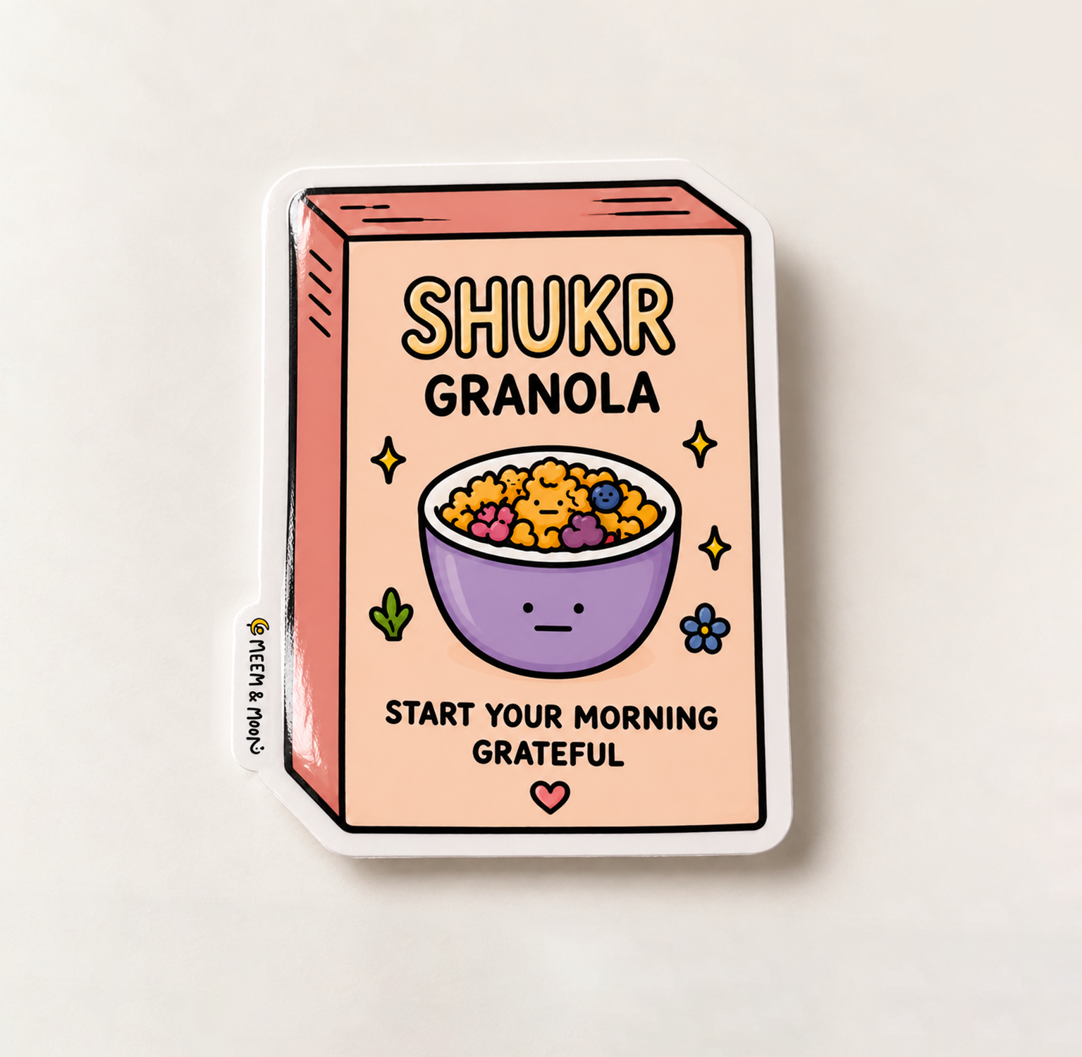Shukr Granola Sticker | 5.5cm