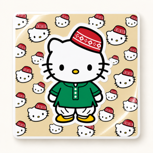 Muslim Hello Kitty Sticker