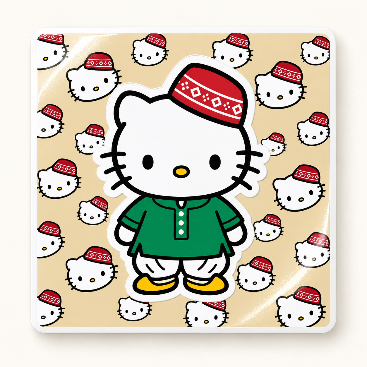 Muslim Hello Kitty Sticker